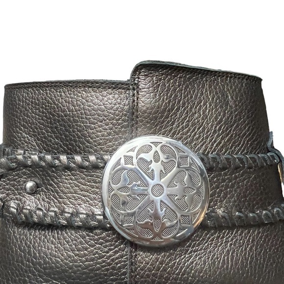 BRIGHTON Rylee Buff & Luxe Wesley Western Calf Boots Size 10 - Picture 7 of 9